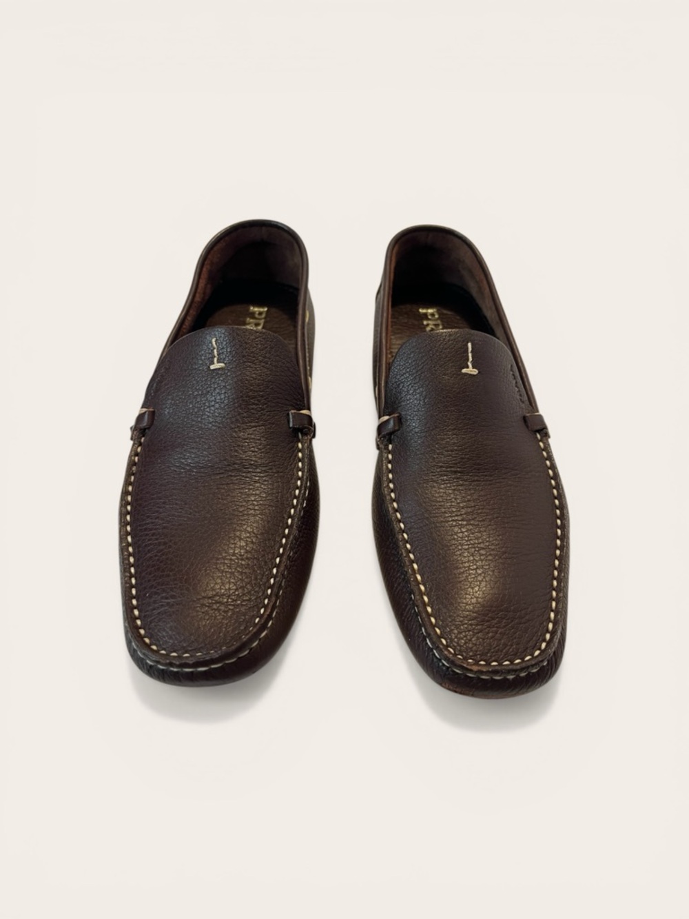 Prada Mocca Leather Loafers 36.5 / 6.5 US